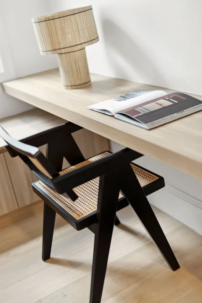 Modern Study with custom designed built in desk in Collaroy