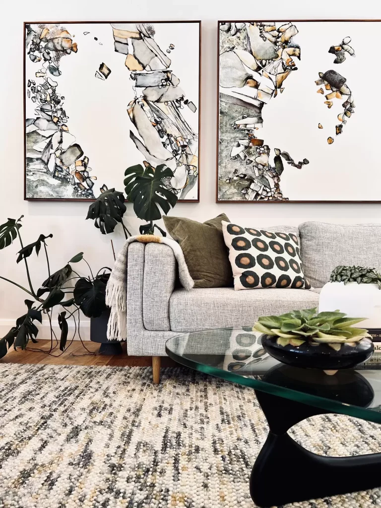 colour and texture add warmth and character to this home in Freshwater, Sydney 