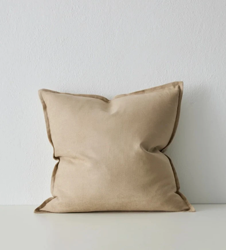 Fiore cushion in Ecru by Weave Home