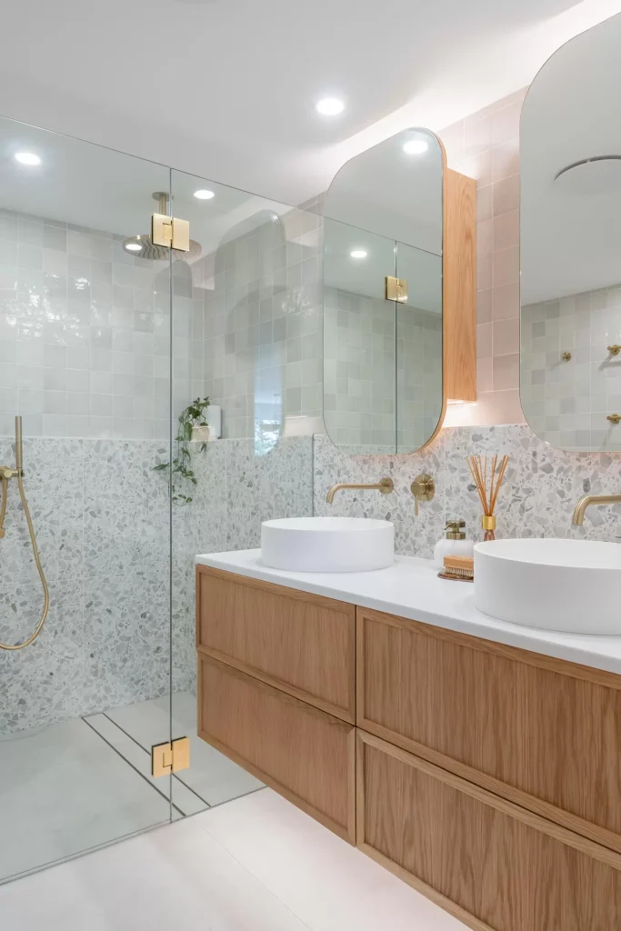 Bathroom remodel in full apartment renovation - Manly, Northern Beaches