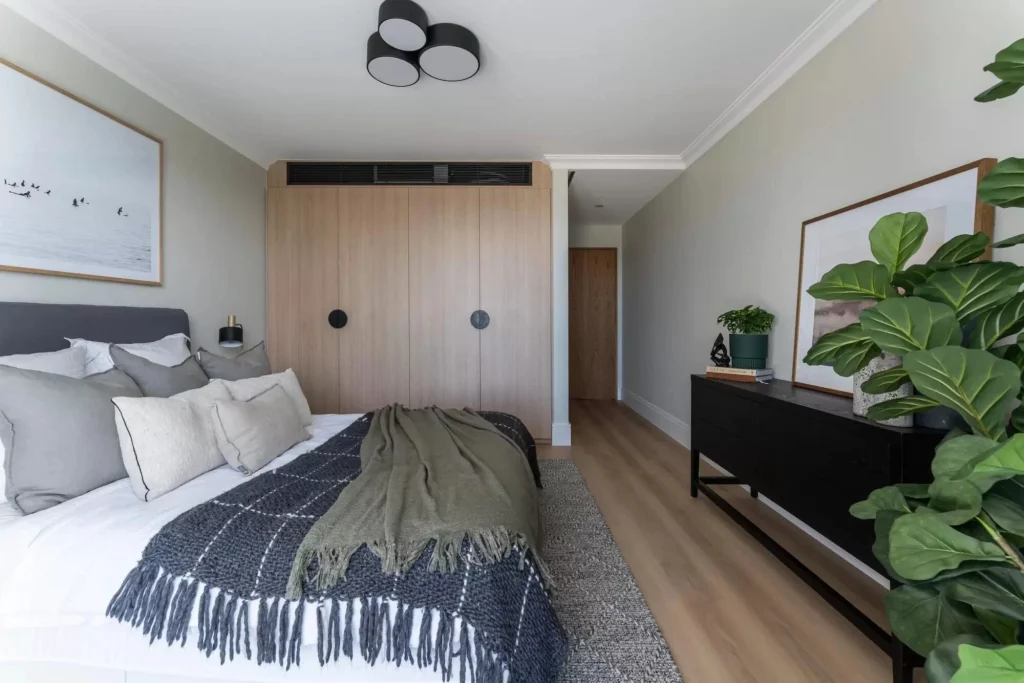 Bedroom in full apartment renovation Manly, Northern Beaches, Sydney