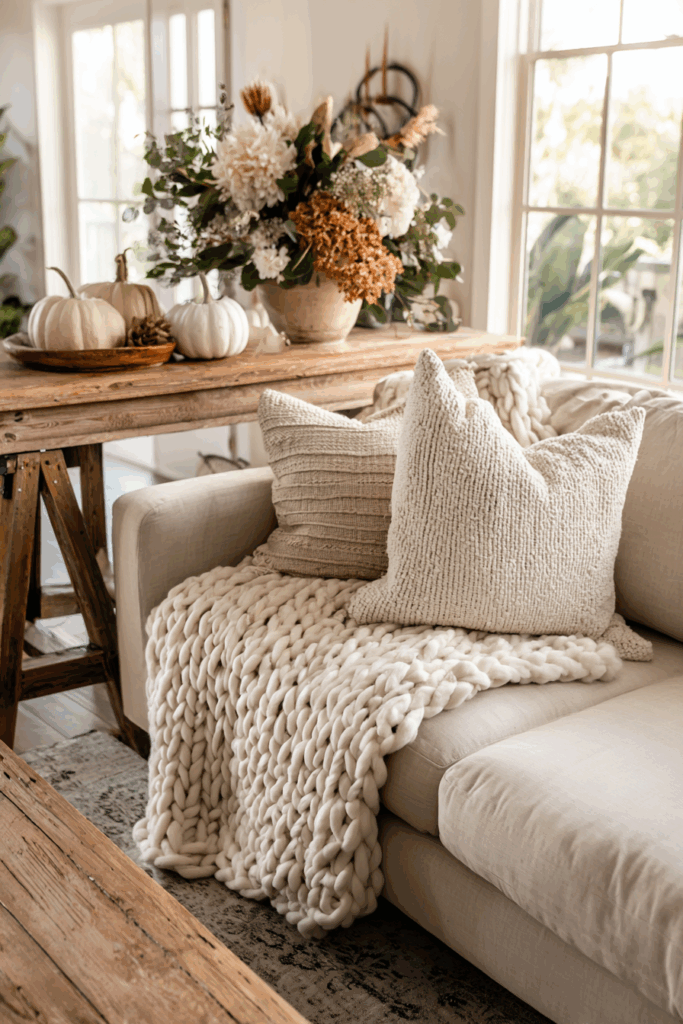 textured festive space