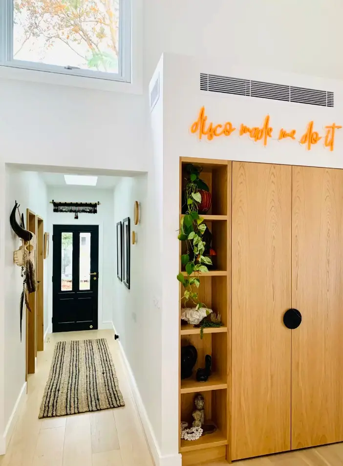 concealed home bare in a full home renovation manly vale.